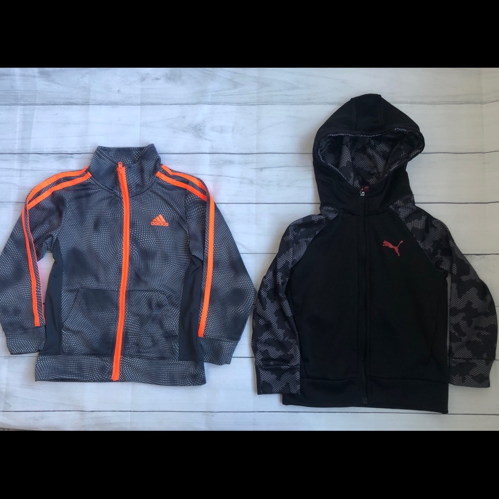 2 Boys light weight zip up track jacket 4T